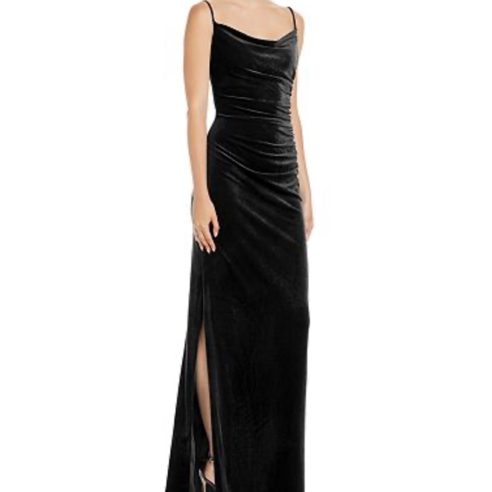 Laundry by Shelli Segal Velvet Long Slip Dress